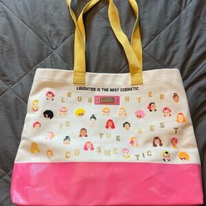 Benefit Cosmetic Tote. Laughter is the best cosmetic